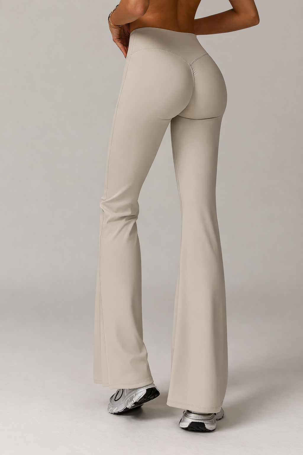 High-Waisted Flared Yoga Pants