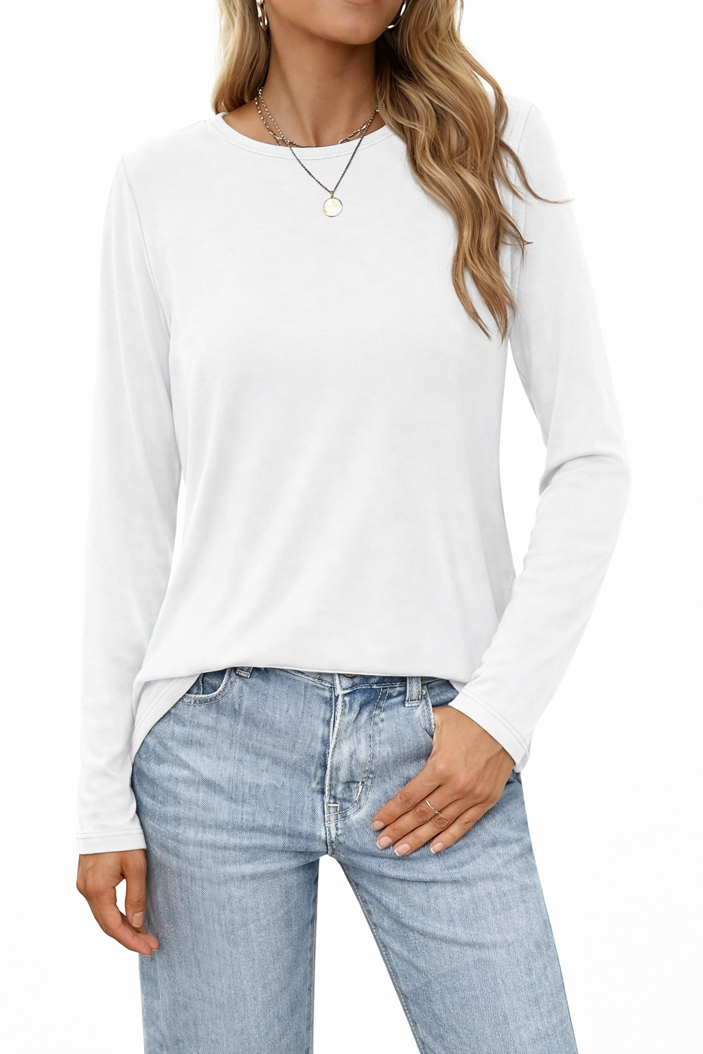 Essential Relaxed Fit Long Sleeve Top